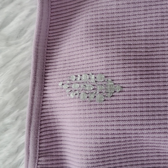 35. Free People Movement Cut It Out Longsleeve Crop Lilac - Picture 7 of 13